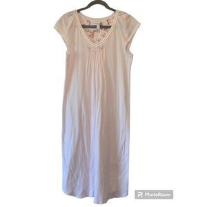 Miss Elaine Nightgown Womens Small Light Pink